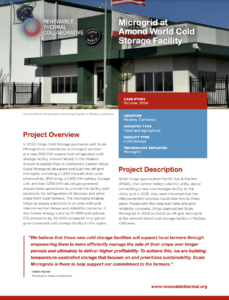 Case Study: Microgrid at Amond World Cold Storage Facility